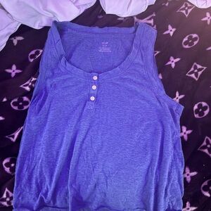 aerie flowy tank top